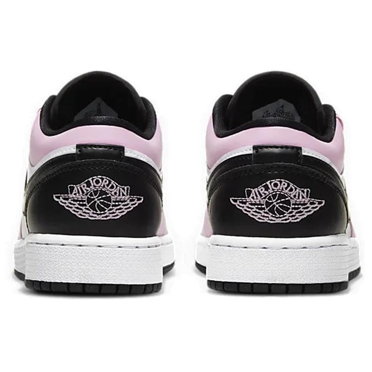(GS) Air Jordan 1 Low 'Light Arctic Pink Black' Kids' 554723-601