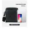 Large Capacity Leather Men's Diagonal Bag High-end Casual Vertical Shoulder 9-inch Tablet Portable Cowhide Trendy