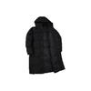 Fila Fleece Loose Fit Zipper Letter Print Large Logo Hooded Down Jacket Unisex Outerwear Black FS2DJF4104X-BLK