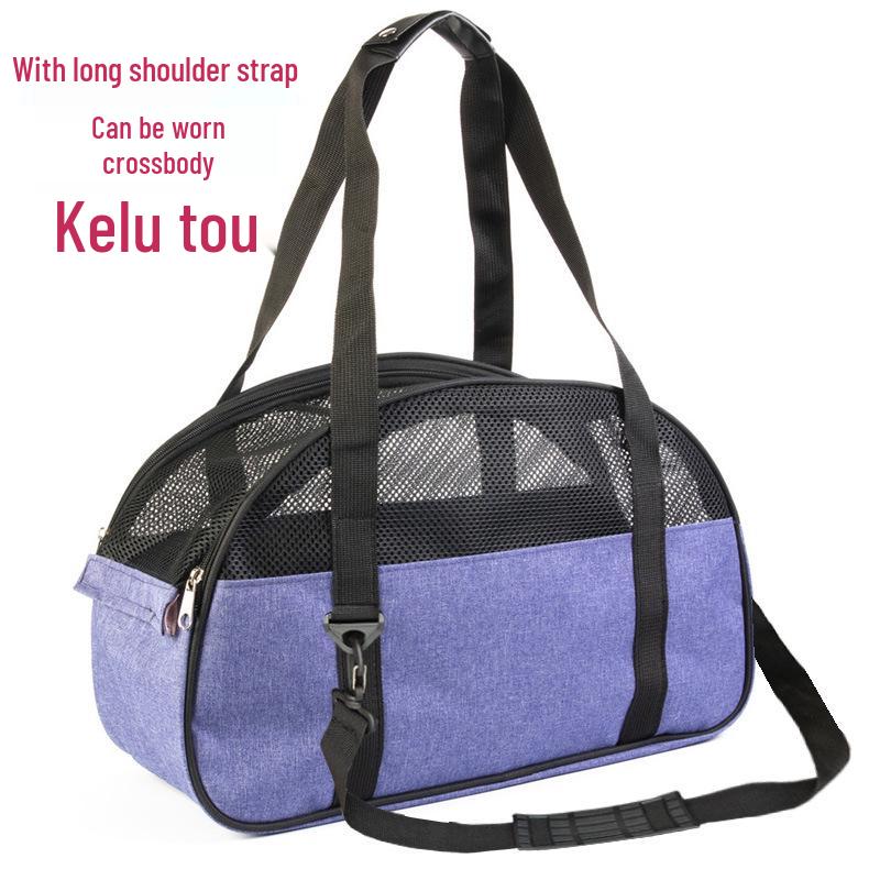 Breathable Mesh Pet Carrier Bag for Dogs, Cats, and Rabbits