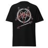 Slayer Sos Crucifixion Pattern Printed Unisex TShirt Casual Street Style Cotton TShirt Suitable For Metal Enthusiasts