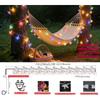 33ft 100 LED Plug in Pastel Christmas Flower String Lights Hanging Decor | Decorative Soft Crystal Petal Cherry Blossom Lamp for Easter, Valentine's