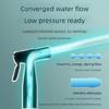 ABS Toilet Cleaning Nozzle Head with Front Water Outlet, Press Handle and Handheld Form for Daily Bathroom Use