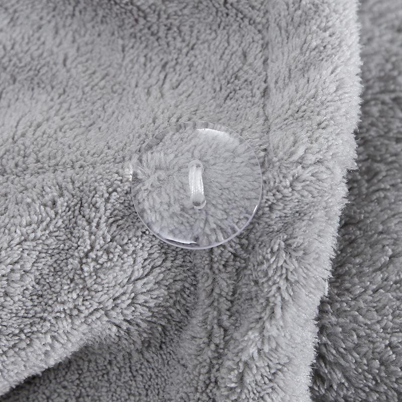 Cinnamon Embroidered Absorbent Dry Hair Cap for Children & Adults