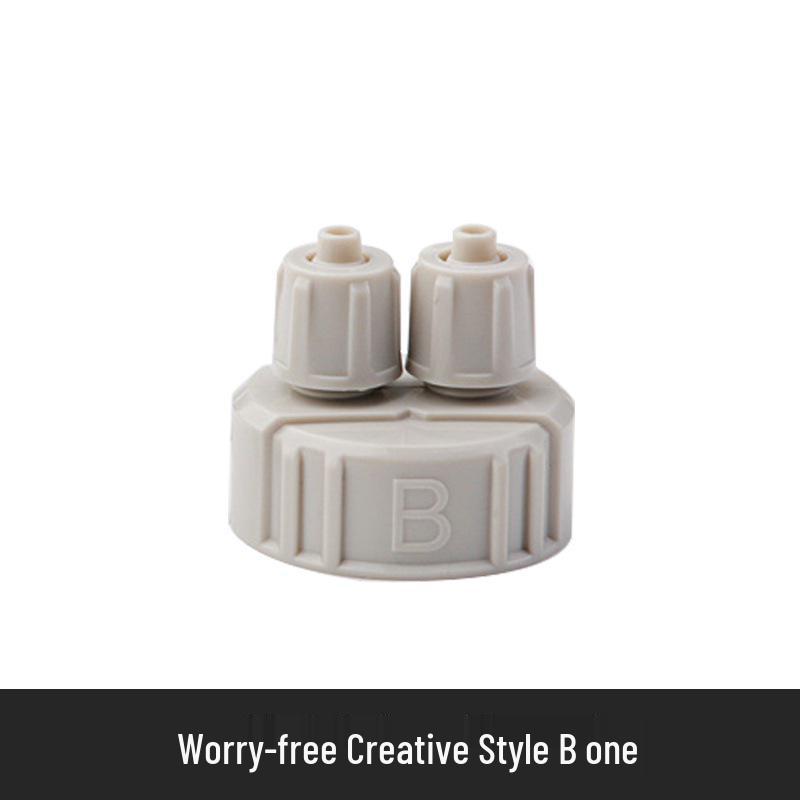 

Worry-Free DIY CO2 Generator for Aquatic Plants with Quick-Connect Double Connector Cap