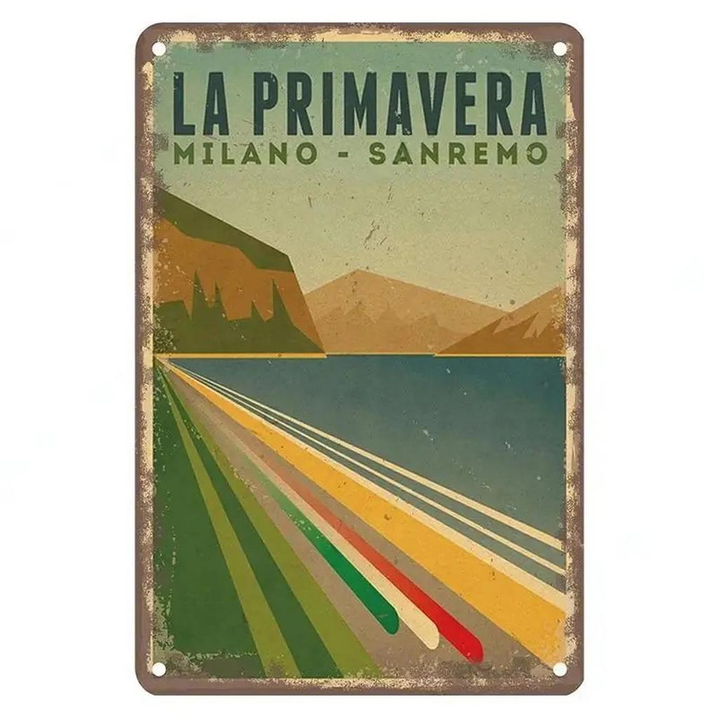 Mfoever Metal Tin Sign Tour De France Cycling Wall Decoration Plaque Vintage Poster Iron Painting for Man Cave Home Cafe Garden Club Bar