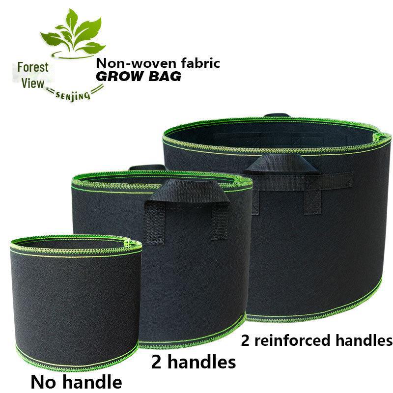 Black Non-Woven Seedling Grow Bag for Plants and Flowers