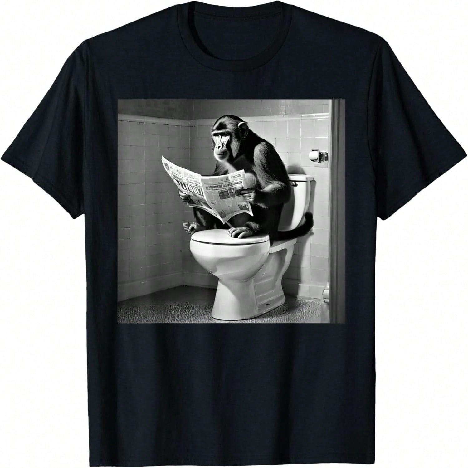 Monkey Cop Police T-Shirt S