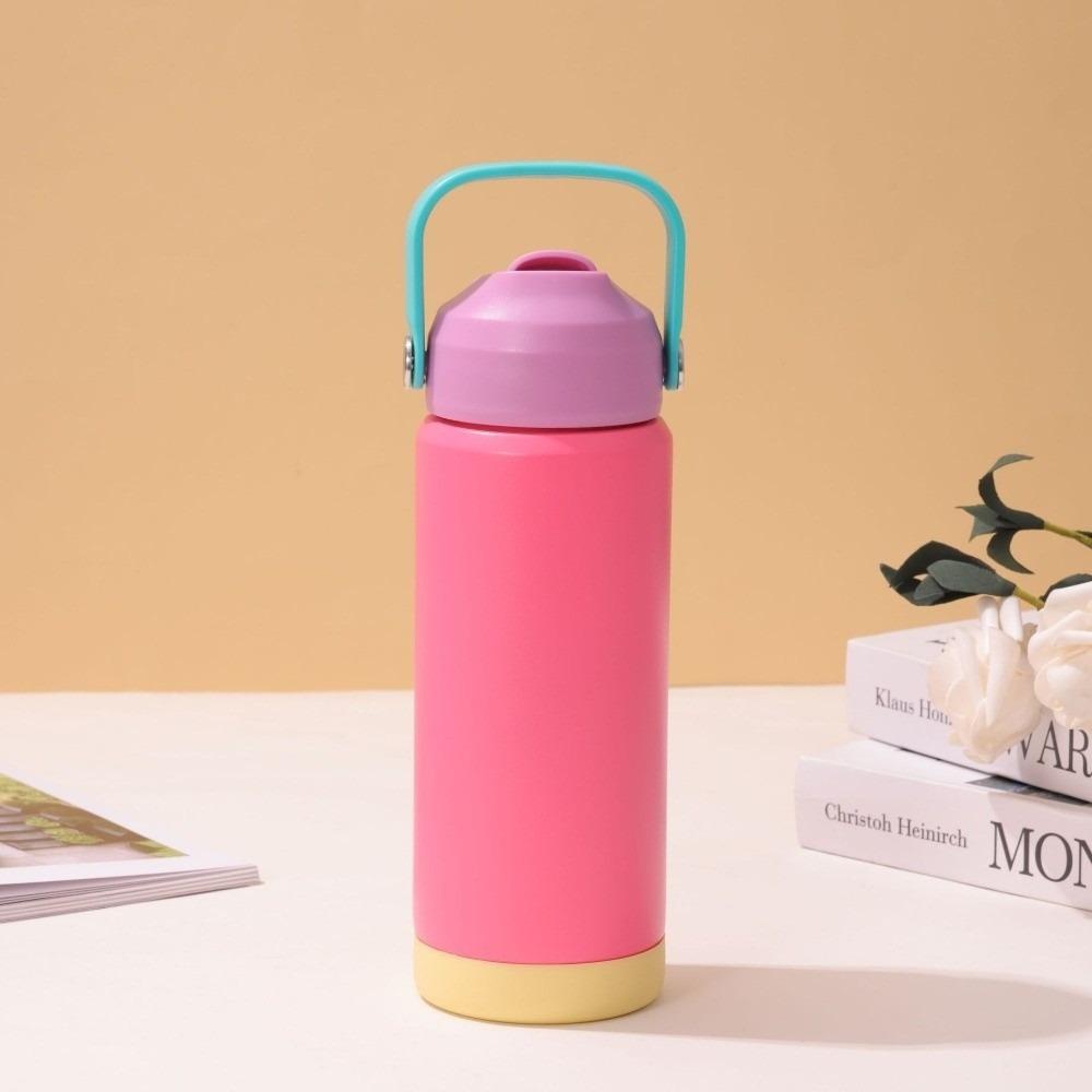 Liquid Silicone Nozzle Water Cup 304 Stainless Steel Insulation Cups New Vacuum Space Kettle