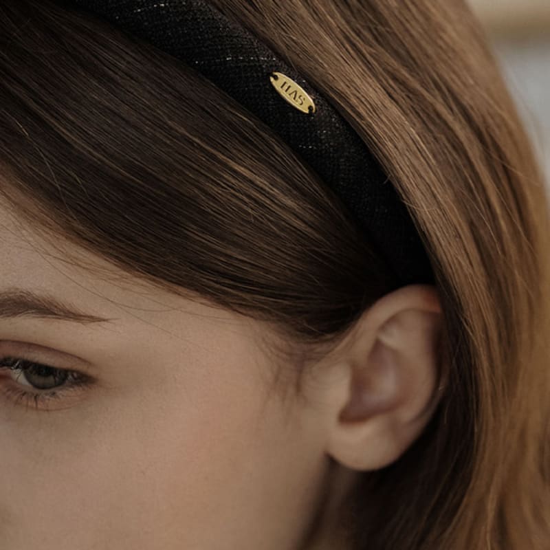HAS HON001 Tweed Slim Hairband