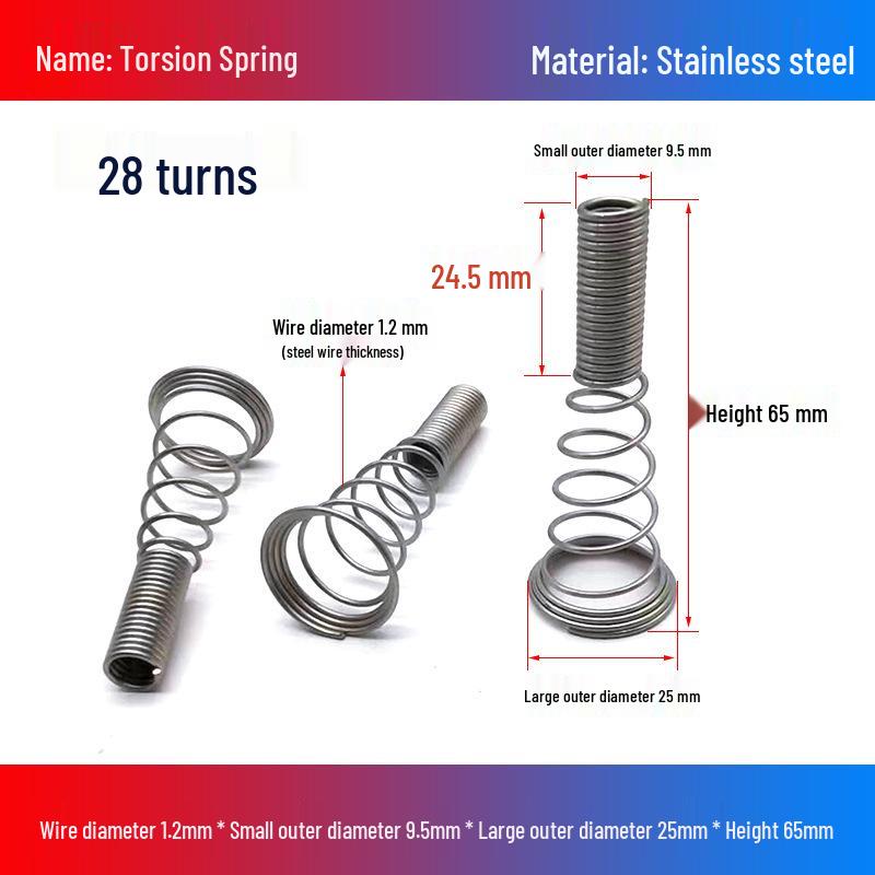 Stainless Steel Pagoda-Shaped Trapezoidal Compression Spring for Battery