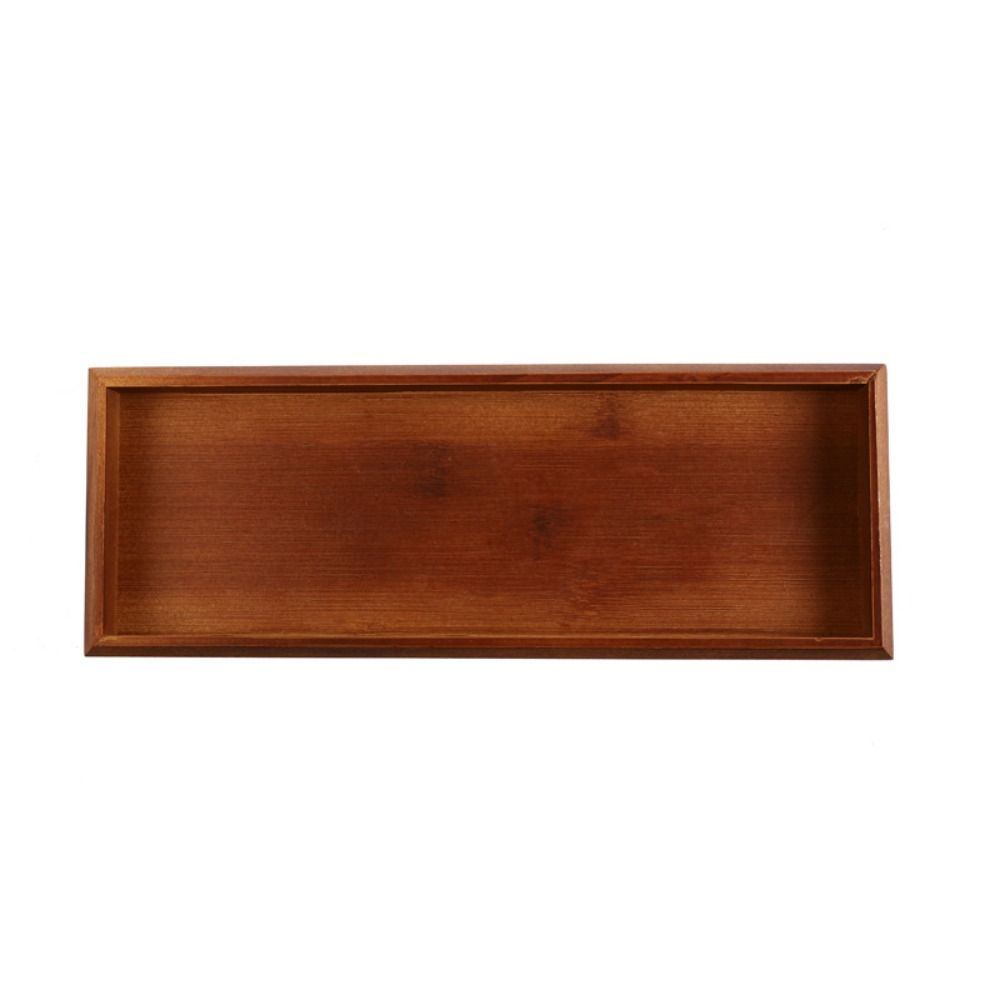 Bamboo Wooden Tea Tray Rectangular Dinner Plate Tableware Serving Tray  Hotel