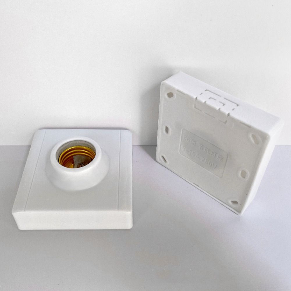 Shell Hanging Lamp Screw Cap E27 Lamp Holder LED Light Bulb Holder Fitting Socket Plug Light Base