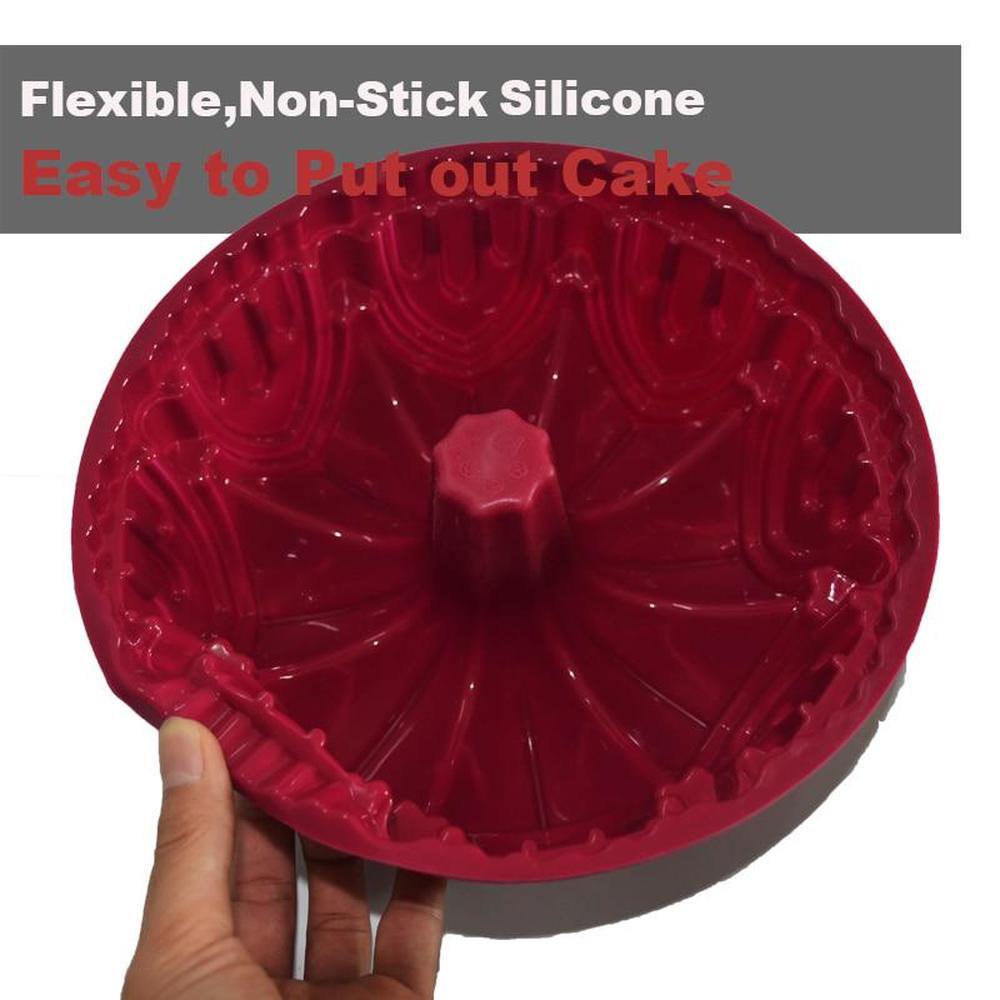 Grande Stampo in Silicone Castello Corona Grande per Cottura Fai da Te e Decorazione Torte