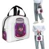 Bottling Ivlis Insulated Lunch Bag for Women Kids Portable Food Boxes Thermal Lunch Box Tote