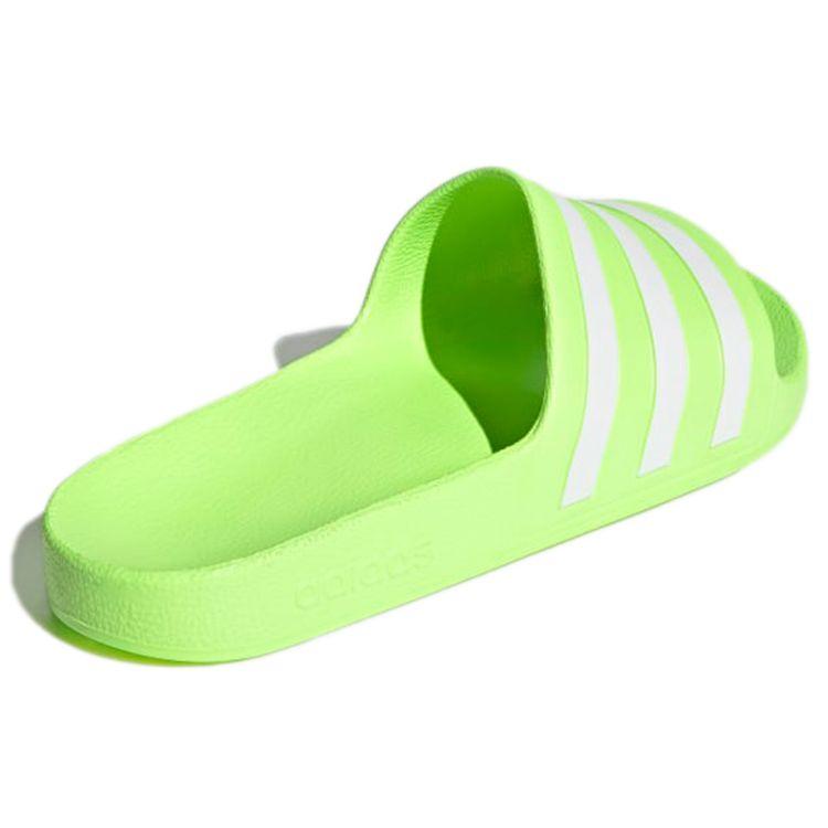 Adidas Adilette Aqua Comfortable Versatile EVA Non-Slip Casual Slippers Unisex Slippers Green GZ5236