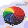 Dazzling Colour Hand Drum Double Row Jingles Kids Drum Musical Instrument Toy  Create