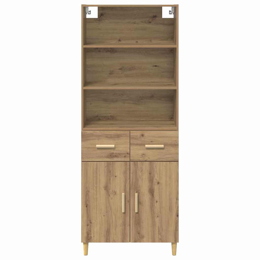Highboard Artisan Oak 69.5 x 34 x 180 cm Particleboard
