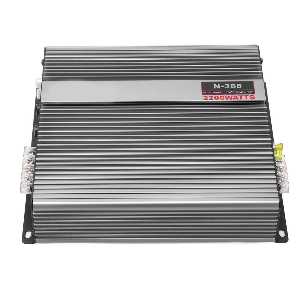 12V 2200W argintiu amplificator stereo auto universal Amplificator audio subwoofer pentru automobile