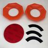 2Pcs Bowling Ball Stand Universal Sanding Pad Holder Precision Surface Maintenance Tool Bowling Cleaning Polishing Display Base Bowling Accessories