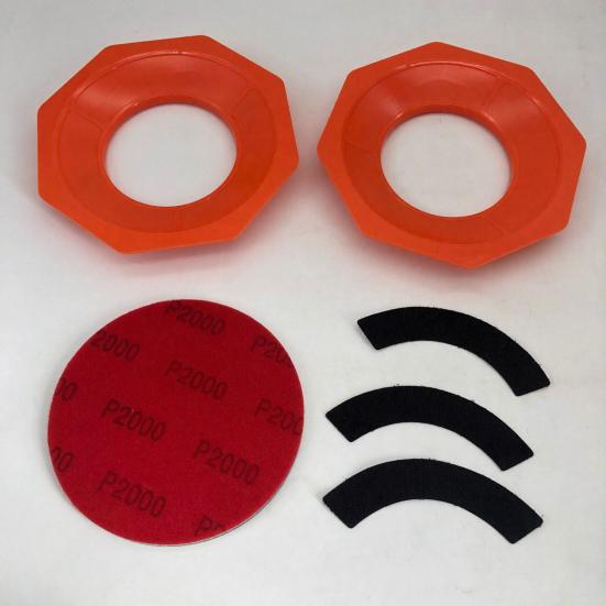 2Pcs Bowling Ball Stand Universal Sanding Pad Holder Precision Surface Maintenance Tool Bowling Cleaning Polishing Display Base Bowling Accessories