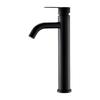1 Set Bathroom Tap And 2 Water Pipe Matte Black Bathroom Mixer Tap Stylish Easy-To Install Bathroom Tap Home Replacement Faucet