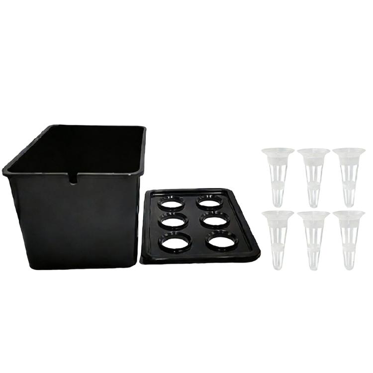 

Space Saving Hydroponics Box Container Water Culture Holder Providing Multiple Growing Methods Great For Education And Home Uses чёрный