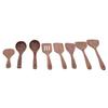8Pcs Kitchen Tools Set Wooden Spatula Shovel Spoons Mixing Stirring Serving Utensils