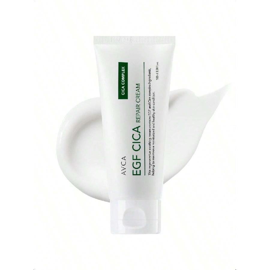 AVCA EGF Cica Repair Cream 100ml For Sensitive Skin, Redness Relief, And Hydration