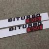 ABS BITURBO 700 800 900 Logo Side Fender Trunk Body Badge Emblem Decals Sticker For Benz Brabus G Class G700 G800 G900 W463 OJ1