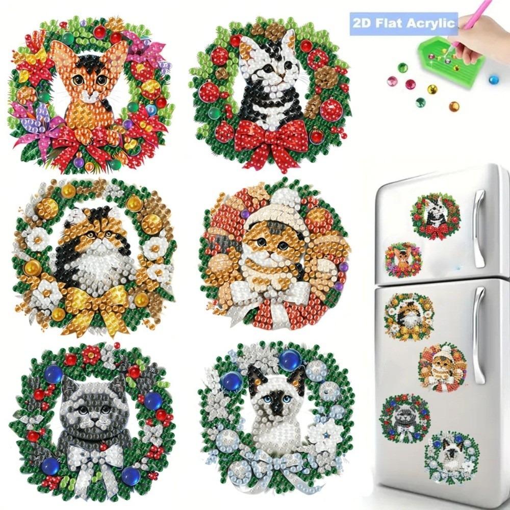Soft Magnetic DIY Material Kit Cartoon Printed Art Magnets  Refrigerator Door