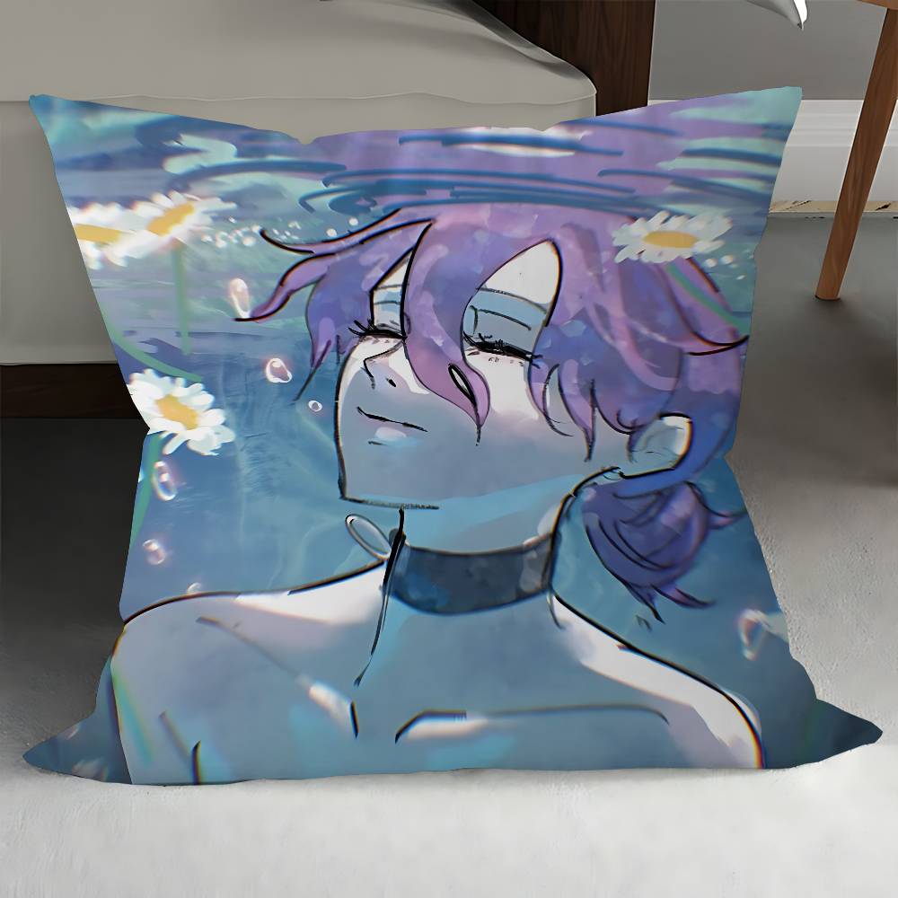 Reze Anime Pillow Cover Design Cushion Cover Decor Holiday Decorati
