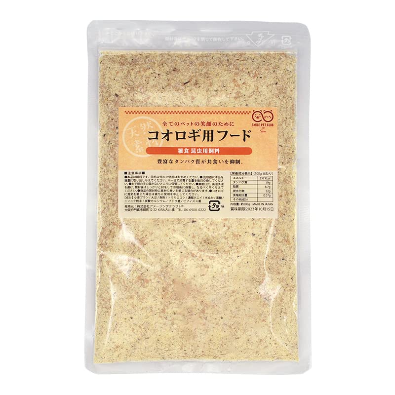 

Корм для сверчков SMILE PET CLUB 100 г Высокобелковый высокопитательный корм для сверчков