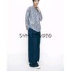 Spring New Women clothes Commuting Casual Fashion Stripe Long sleeve Lapel Shirts 2225814 2225815