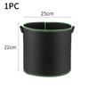 Black Non-Woven Fabric Planting And Cultivation Bag Thickened Felt Planting Pot Plant Planting Pot Home And Garden Gardening