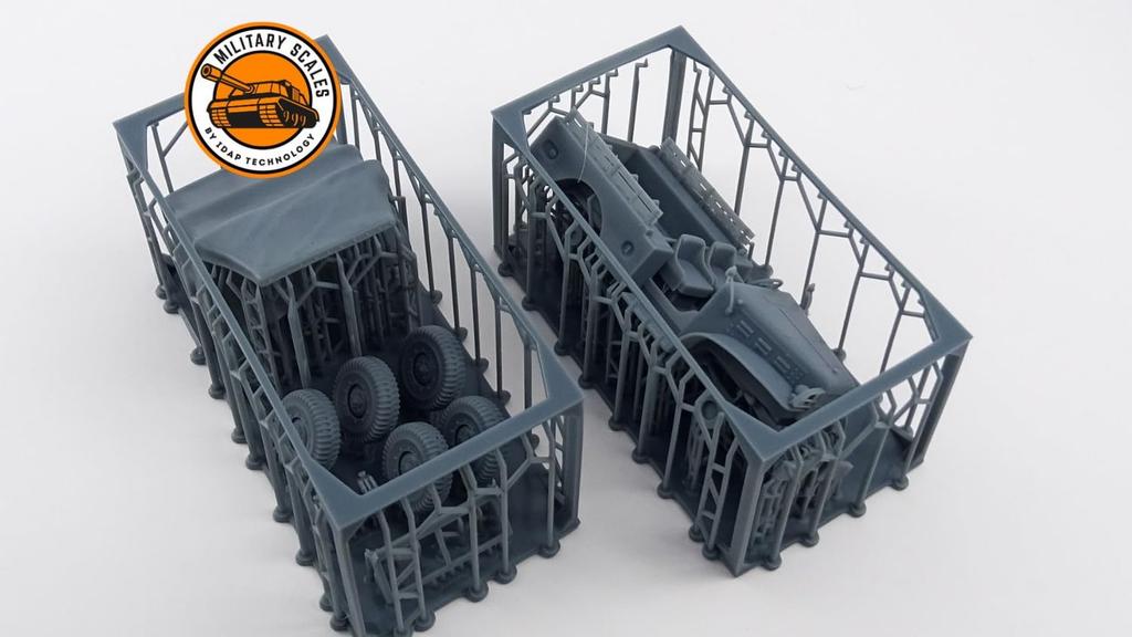 IDAP Technology 1/72 Scale American Dodge WC51 Small Freight Truck 3D Printer Kit PD72044