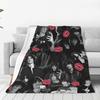 Custom Sombr Blanket Warm Fleece Soft Flannel American Singer Throw Blankets For Bed Sofa Office Autumn