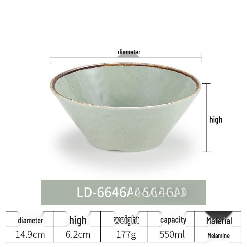 Yipan Japanese Style Melamine Instant Noodle Bowl
