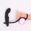 Prostate Massager Anal Vibrator Male with Cock Double Ring Butt Plugs for Men Delay Ejaculation 10 Vibrating Modes Sex Toys