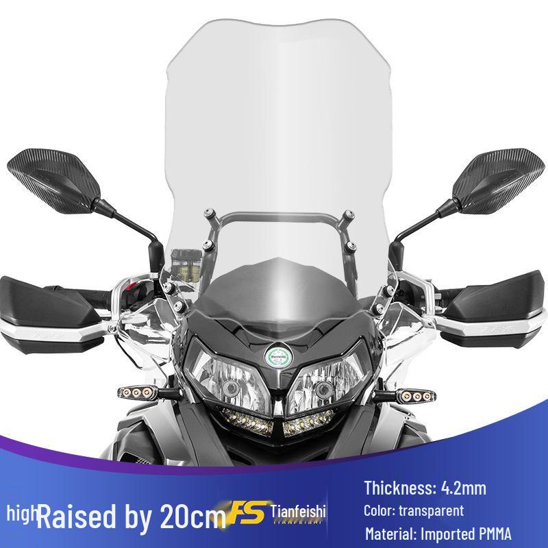 Benelli Jinpeng TRK502/502X Raised Windshield Accessory