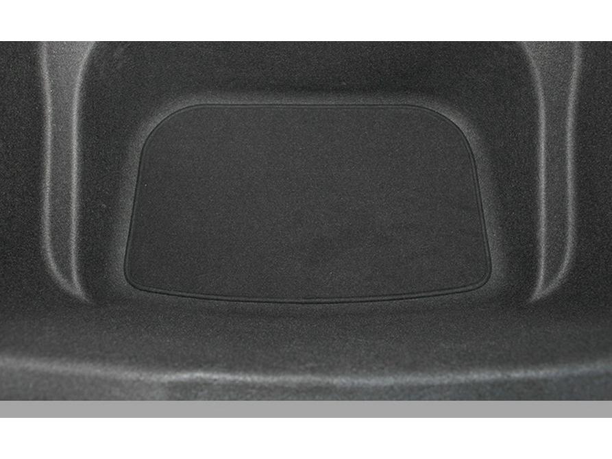 Tesla Model Y Wildleder Kofferraummatten - Originalstil, Doppelschicht für vorderen und hinteren Kofferraum