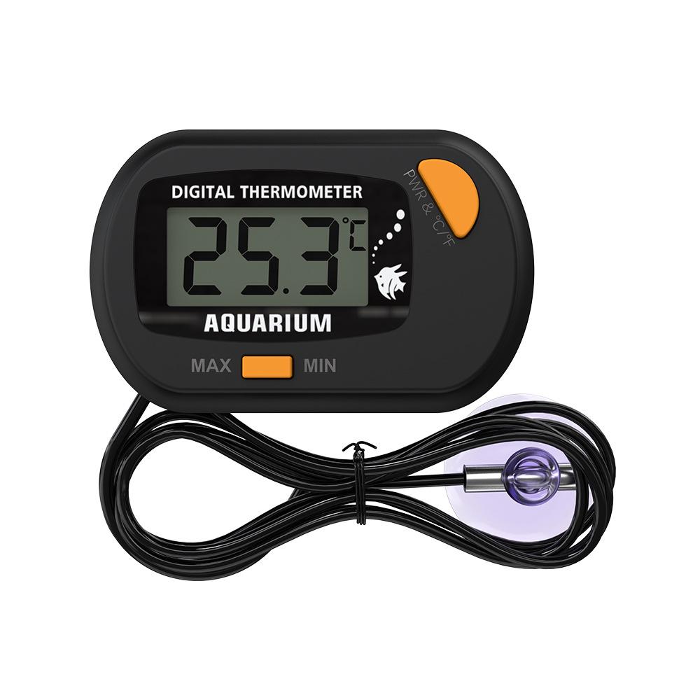 

Second-Gen Submersible Fish Tank Thermometer with Probe & Suction Cup for Aquarium, Reptiles, or Turtles - YS70