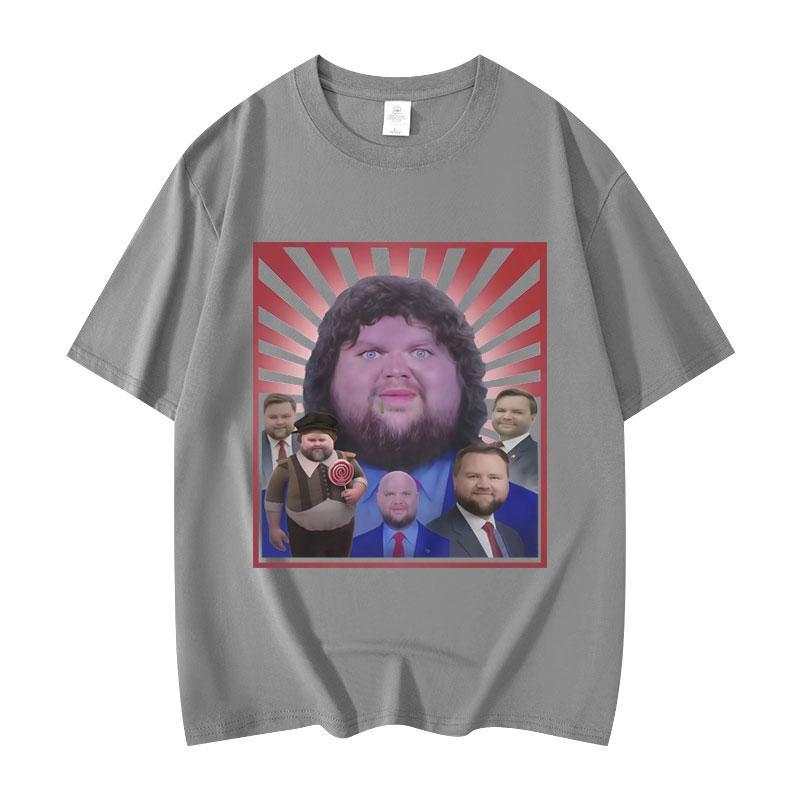JD Vance Funny Meme Graphic T Shirts Men Women Clothing Fashion Y2k Oversized T-shirt Summer Casual Loose Short Sleeve T-shirts