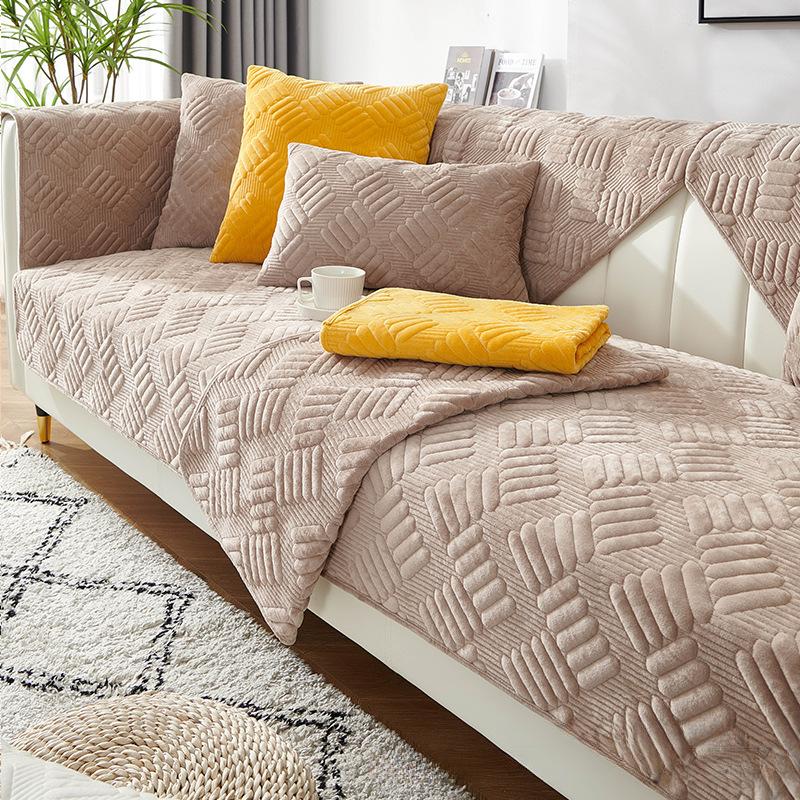 

Зимняя подушка для дивана, современная простая тканевая подушка для дивана, чехол для дивана, нескользящий чехол для дивана, ткань 70*120