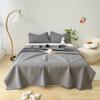 INS Style White Ball Edge Quilted Quilt Blanket Bedspread Washed Solid Color Korean Princess Style Summer Thin Quilt