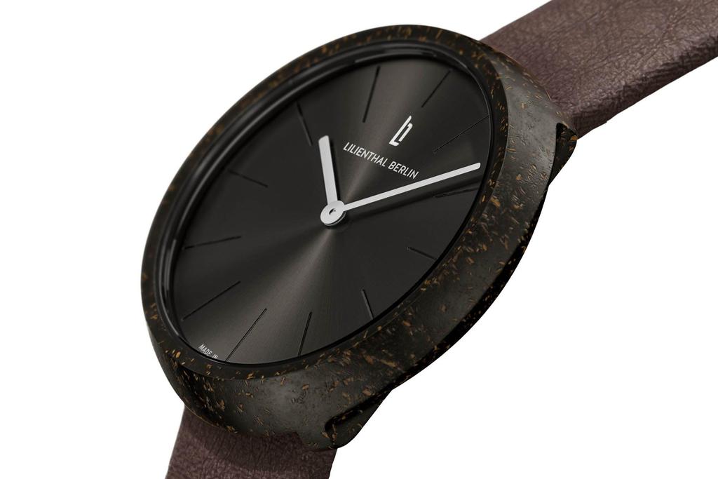 Lilianthal Berlin The Coffee Made In Brown Watch, Germany, CW02-01-ONB049G, Men's,