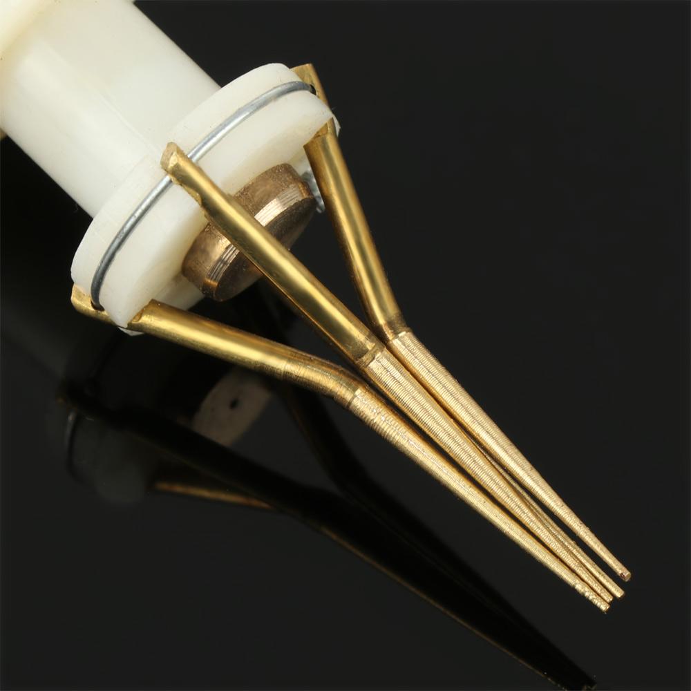 Portable Bloodworm Lure Granule Copper Parts Pellet Plier Bait Clip Fishing Bander Earthworm Clips