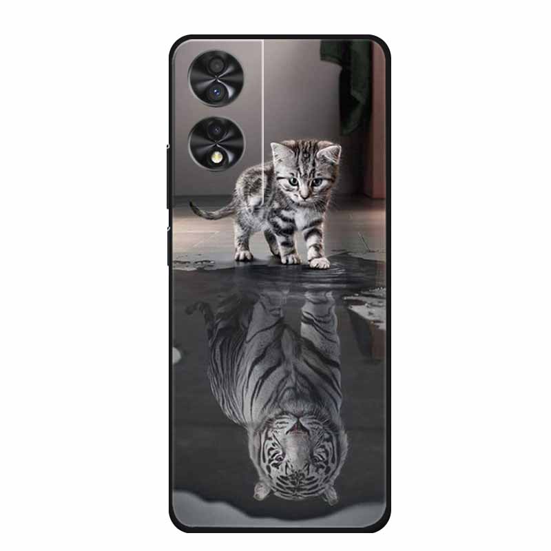 Pouzdro na telefon pro TCL 40 NxtPaper Zadní kryt Pouzdro 6,78" Funda Černý silikon Měkké Coque Pro TCL 40 NxtPaper Pouzdro Skořepina Nárazuvzdorné