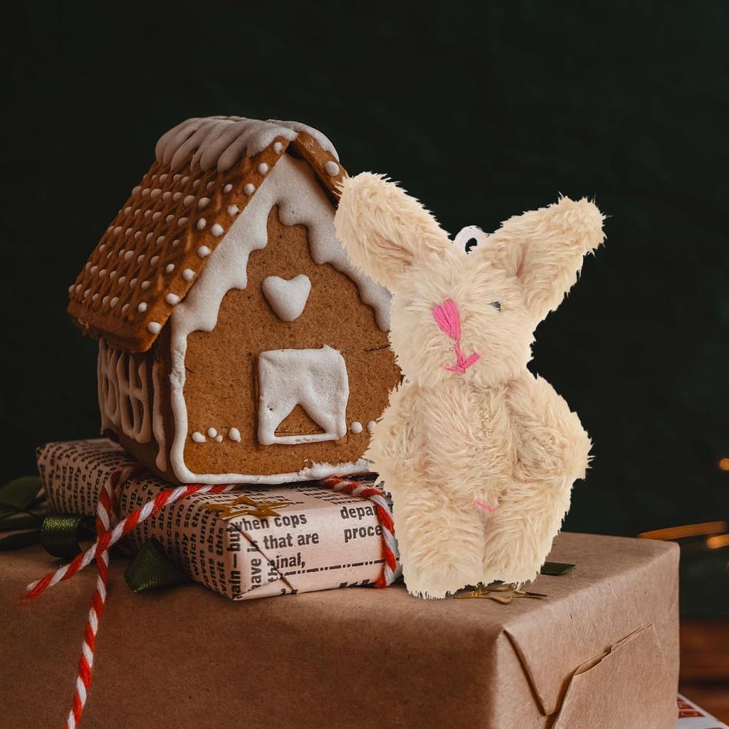 Homoyoyo Miniature Plush Toys - Bear & Rabbit Set of 5 (4.5cm) - Cute Dollhouse Dolls, Mini Bears, Teddy Bears, Decorative Parts, Handmade Gift