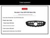 Original Black Grille Replacement for 2016-2020 Mercedes-Benz E-Class W213 E63S